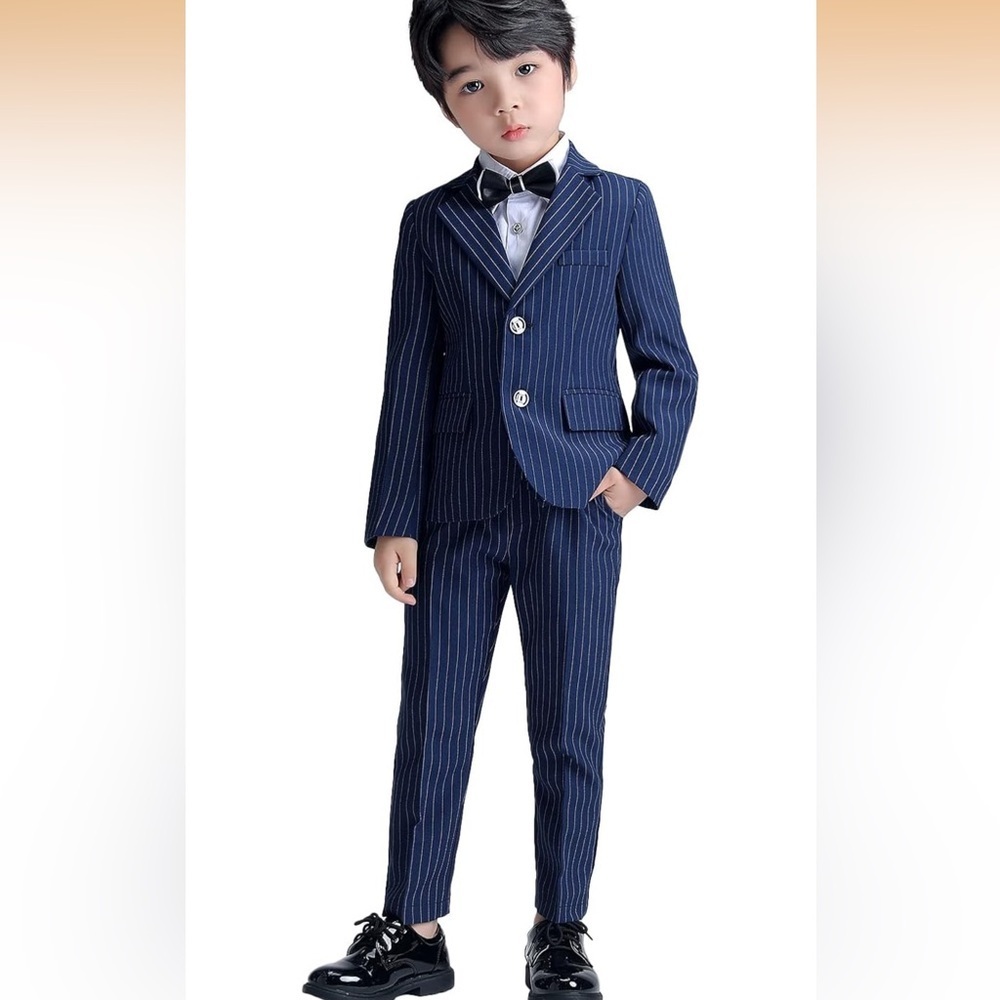LOLANTA Boys Suit Set, Blazer /Pants Dress Clothes 2-3T 814-11